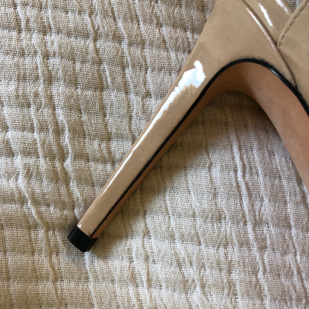 Stuart Weitzman Women’s High Heels Size 6, Beige with leather sole Made in Spain - Picture 8 of 10